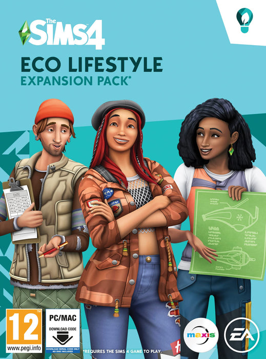 The Sims 4 Eco Lifestyle (EP9) | Expansion Pack | PC/Mac | VideoGame | Code In A box | English Windows/MAC Eco Lifestyle