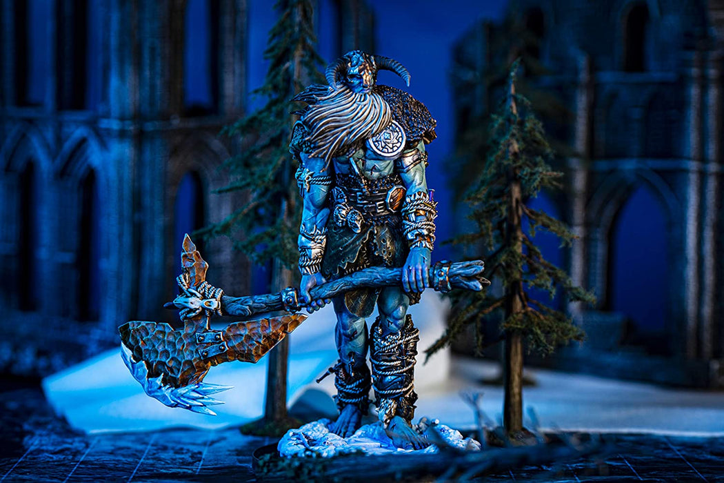 Epic Encounters: Caverns of the Frost Giant - RPG Fantasy Roleplaying Tabletop Game with HUGE Boss Miniature, Double-Sided Game Mat, & Game Master Adventure Book with Monster Stats, 5E Compatible