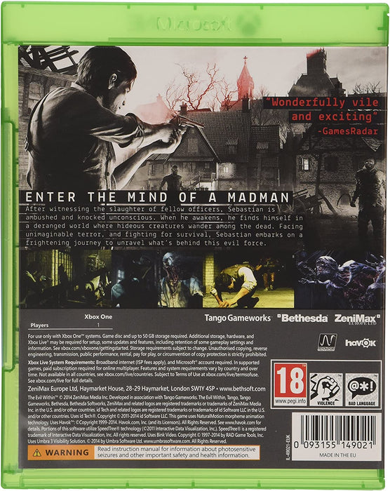 The Evil Within (Xbox One) Xbox One Standard Edition