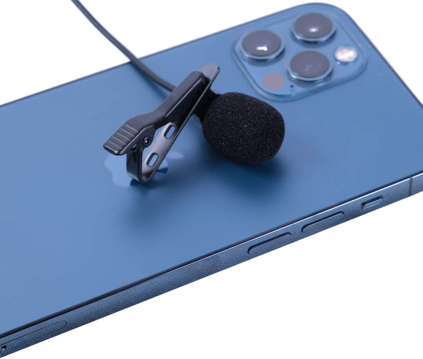 Lavalier Clip-On Microphone Mfi Lightning For Ios Devices