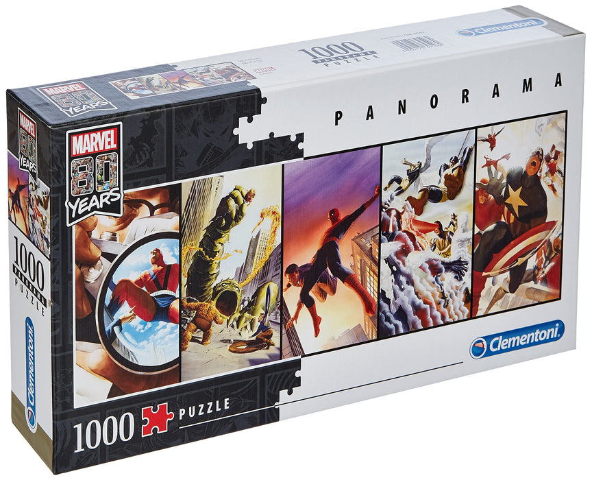 Clementoni 39546 Marvel 80 Years-1000pc Panorama Puzzle