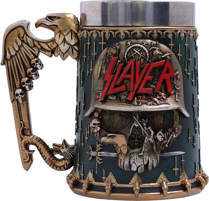 Officially Licensed Slayer Eagle Helmet Skull Logo Tankard