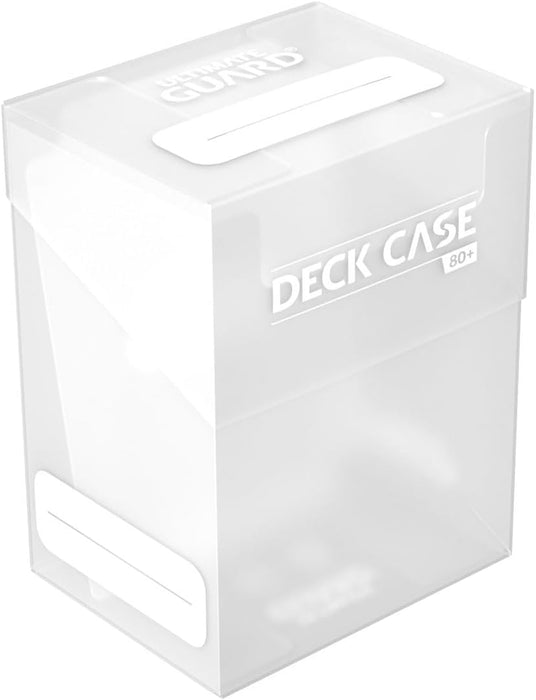 Ultimate Guard UGD010251 Deck Case 80+ Standard Size Card Box, Transparent
