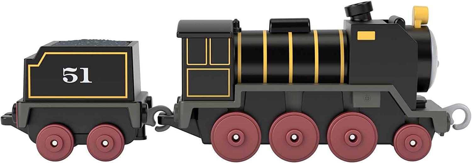 Fisher-Price Thomas & Friends die-cast push-along Hiro toy train engine for preschool kids ages 3+