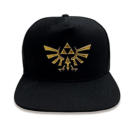 HEROES INC EUROPE B.V. Zelda Cap – Hyrule Symbol, Black, One Size