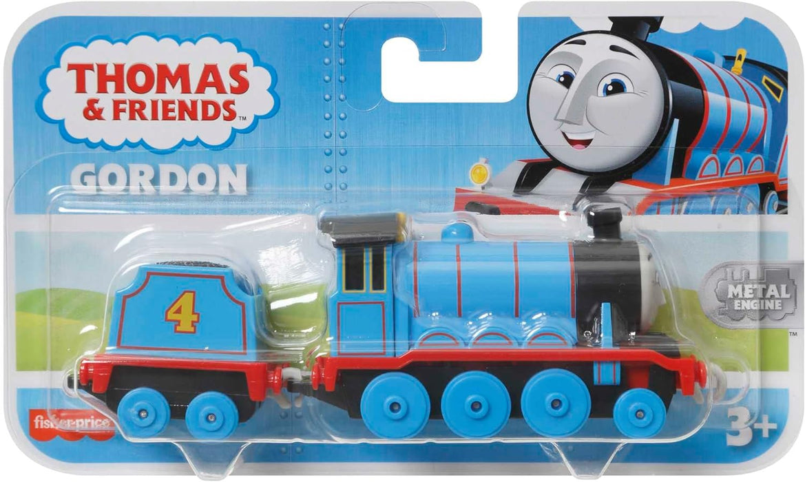Thomas & Friends Gordon Engine, die-cast metal push-along toy train for preschool kids 3 years and up, HHN38
