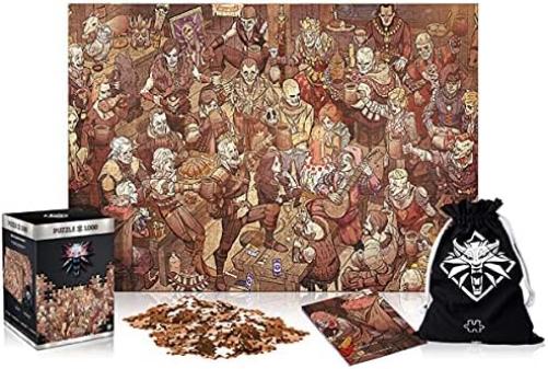 The Witcher 3: Wild Hunt Birthday | 1000 Piece Jigsaw Puzzle | includes Poster and Bag | 68 x 48 | for Adults & Kids Age 14 Years And Up | perfect for Christmas and Birthday Present | Game-Artwork 1000 pcs The Witcher 3 Birthday