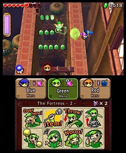 The Legend of Zelda Tri Force Heroes (Nintendo 3DS) Game