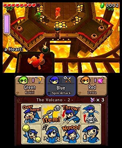 The Legend of Zelda Tri Force Heroes (Nintendo 3DS) Game