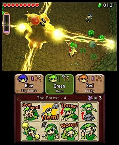 The Legend of Zelda Tri Force Heroes (Nintendo 3DS) Game