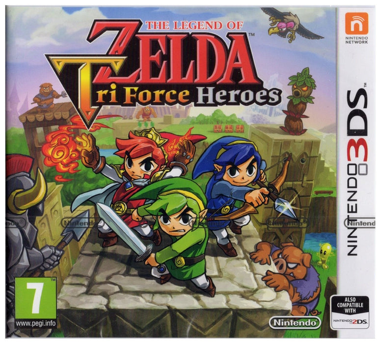 The Legend of Zelda Tri Force Heroes (Nintendo 3DS) Game