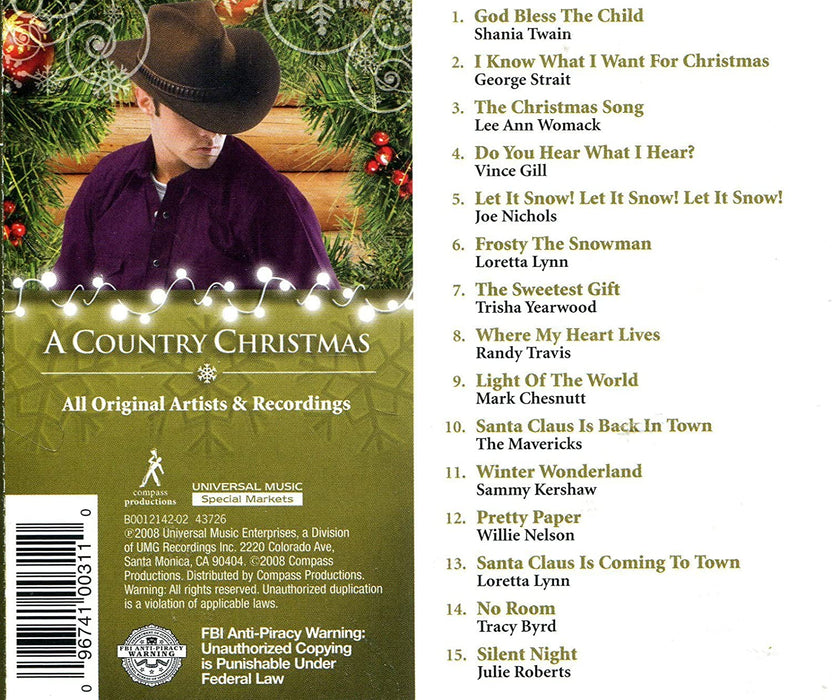 A Country Christmas 2008 CD