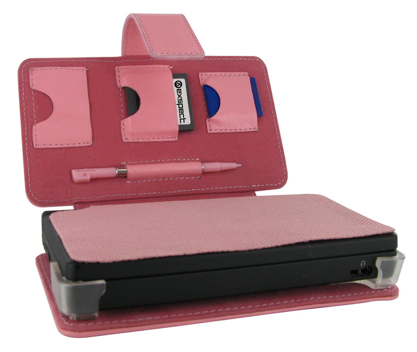 Exspect NDSi Leather Play Case - Pink (Nintendo DS)